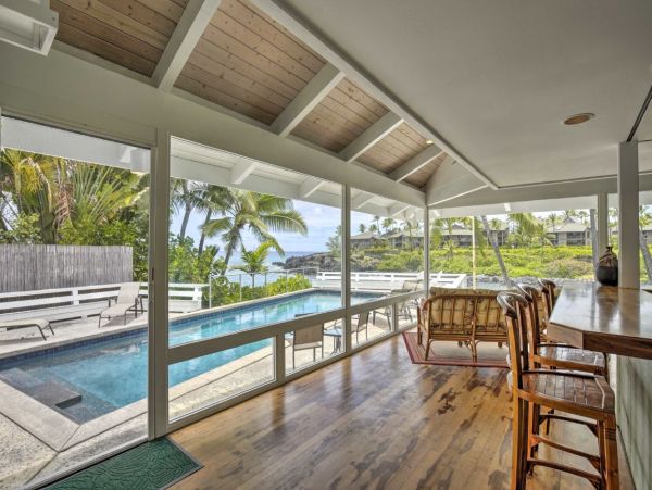 Ocean View Kailua Kona Vacation Home with Private Pool