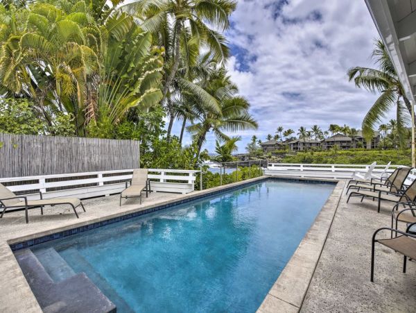 Ocean View Kailua Kona Vacation Home with Private Pool
