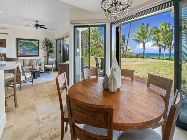 Princeville Magnificent Ocean Views Interior Excellence Beachfront Estate