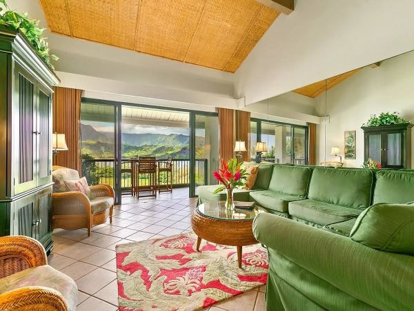 Ocean & Mountain View Vacation Rental In Princeville