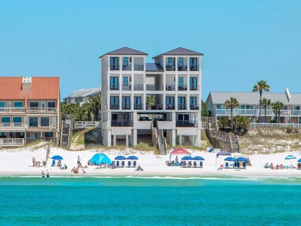 Gulf-Front Luxury Vacation Pool Home in Destin Sleeps 16