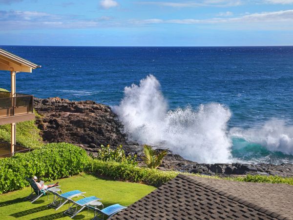 Koloa Oceanfront Two Bedroom Vacation Rental Condo