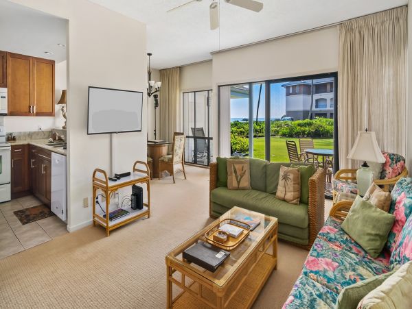 Poipu Vacation Condo One Bedroom Ocean Views