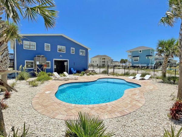 Vacation Pool Home in Pensacola Beach Steps from Beach