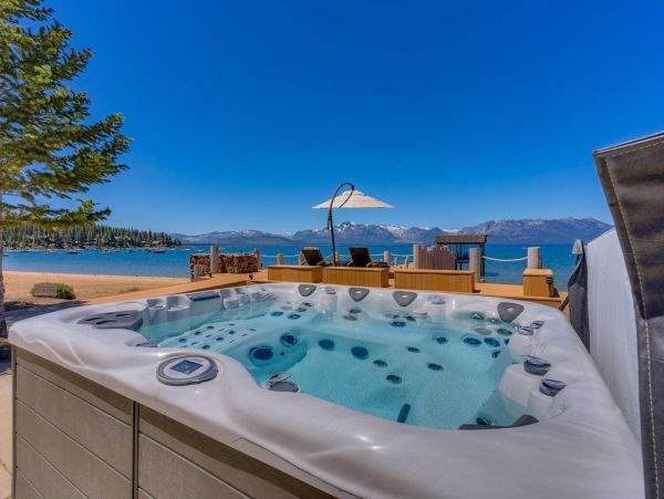 Lake Tahoe Vacation Home 8 BR, Private Dock & Theater Room