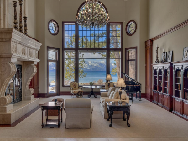 Lake Tahoe Vacation Home 8 BR, Private Dock & Theater Room