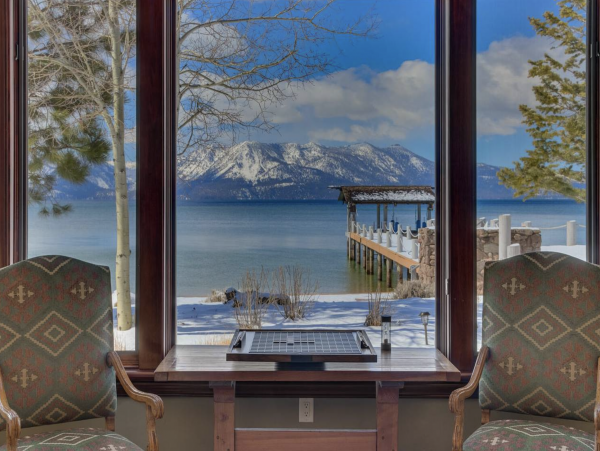 Lake Tahoe Vacation Home 8 BR, Private Dock & Theater Room