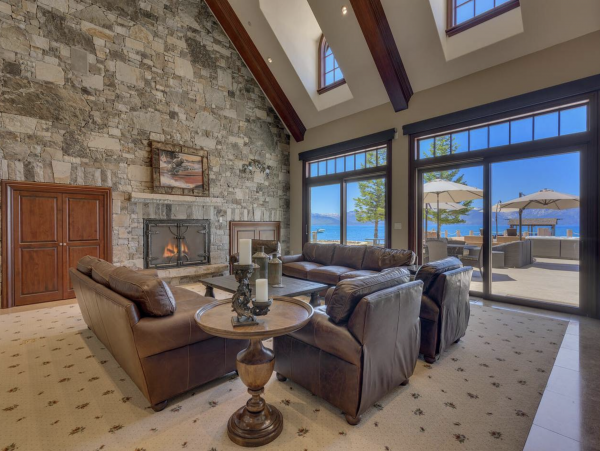 Lake Tahoe Vacation Home 8 BR, Private Dock & Theater Room