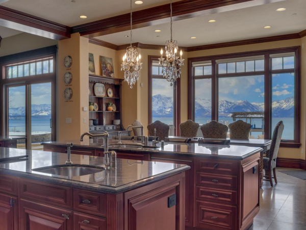 Lake Tahoe Vacation Home 8 BR, Private Dock & Theater Room