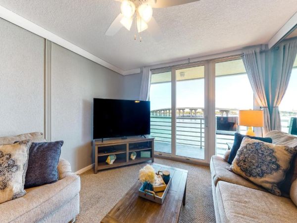 St. Pete Beach Vacation Rental Bayfront Condo with Pool & Balcony Views
