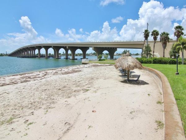 St. Pete Beach Vacation Rental Bayfront Condo with Pool & Balcony Views