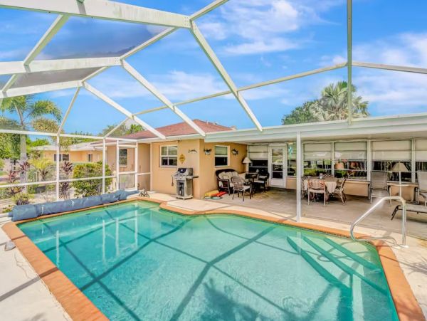Venice Four Bedroom Waterfront Home with Heated Pool