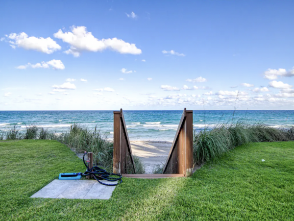 Luxurious Oceanview Home with Private Beach Access in Highland Beach