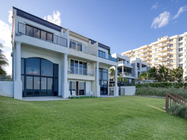 Luxurious Oceanview Home with Private Beach Access in Highland Beach