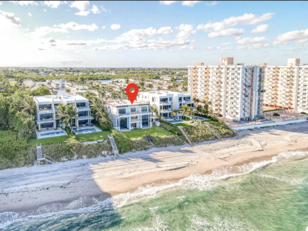 Luxurious Oceanview Home with Private Beach Access in Highland Beach