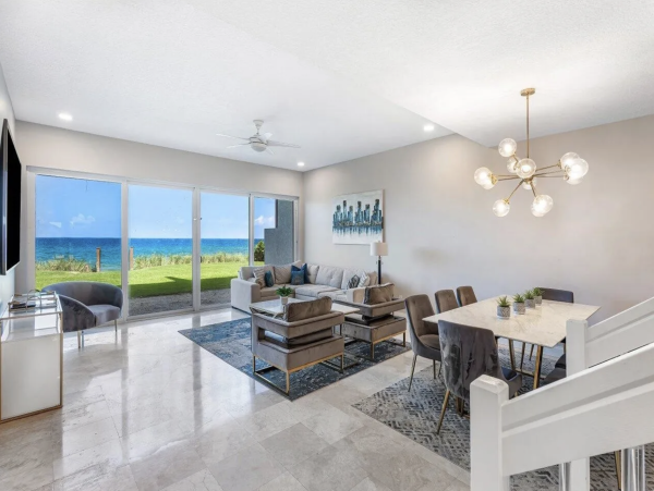 Luxurious Oceanview Home with Private Beach Access in Highland Beach