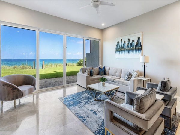Luxurious Oceanview Home with Private Beach Access in Highland Beach