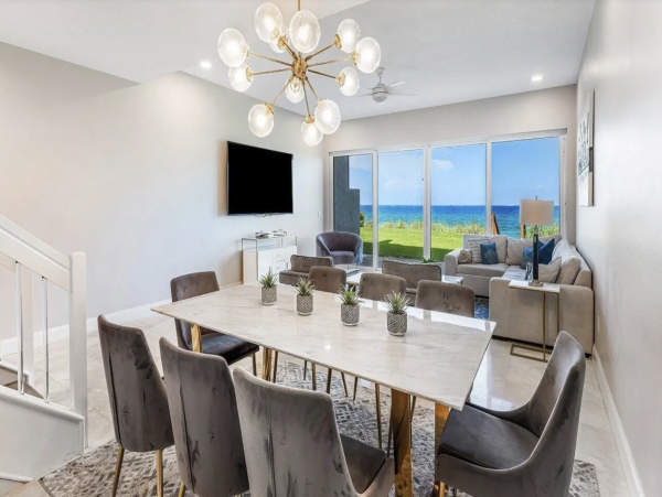 Luxurious Oceanview Home with Private Beach Access in Highland Beach