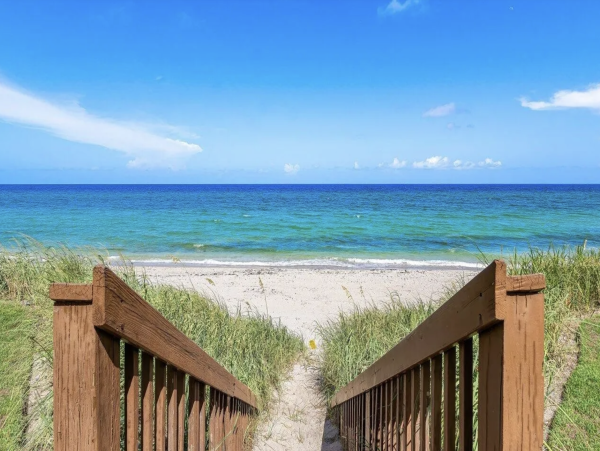 Luxurious Oceanview Home with Private Beach Access in Highland Beach