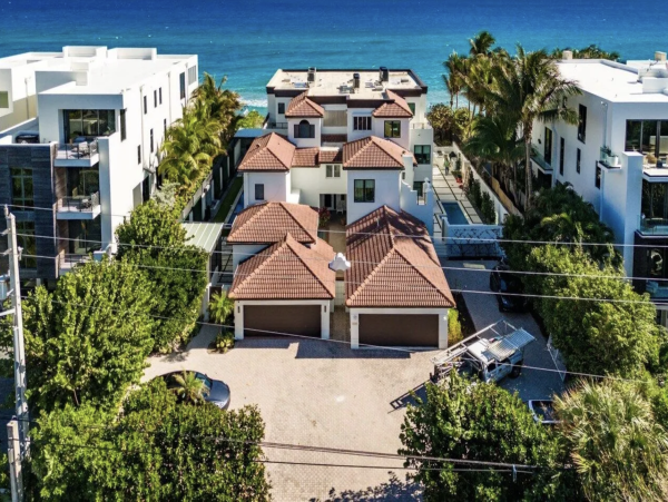 Luxurious Oceanview Home with Private Beach Access in Highland Beach