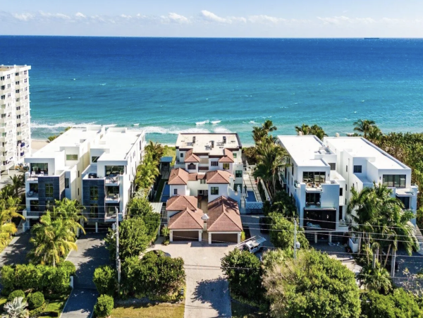 Luxurious Oceanview Home with Private Beach Access in Highland Beach