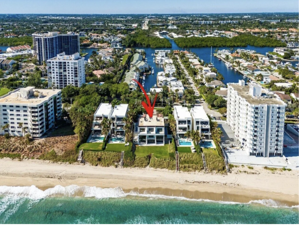 Luxurious Oceanview Home with Private Beach Access in Highland Beach