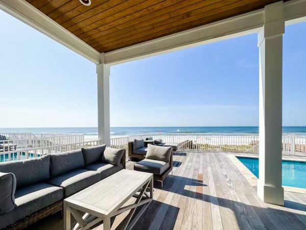 Gulf-Front Luxury Vacation Home in Orange Beach Sleeps 24