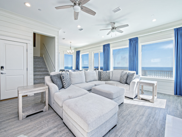 Beachfront 8 Bedroom Vacation Home in Gulf Shores with Pool