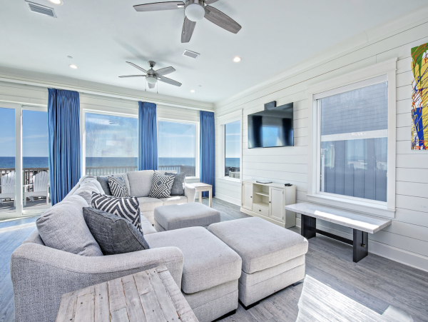 Beachfront 8 Bedroom Vacation Home in Gulf Shores with Pool