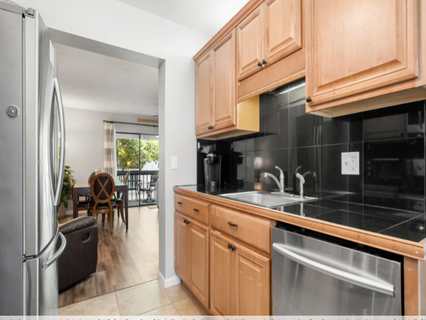 Nice looking condo a block from beach with Resort View