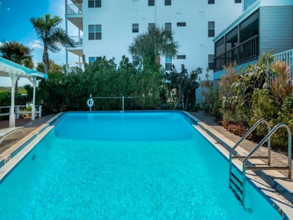 Nice looking condo a block from beach with Resort View