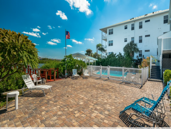 Nice looking condo a block from beach with Resort View