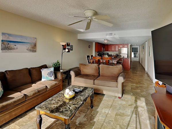 Beach View Vacation Condo with 3 Bedroom