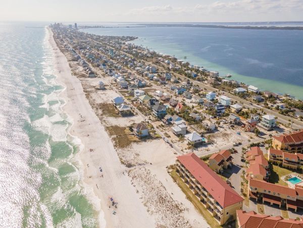 Pensacola Beach Vacation Home Four Bedroom Walk to Beach
