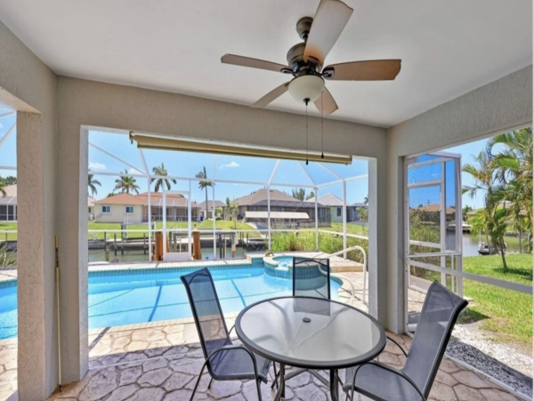 Cape Coral Pool Vacation Home Three Bedrooms Plus Bonus Room!