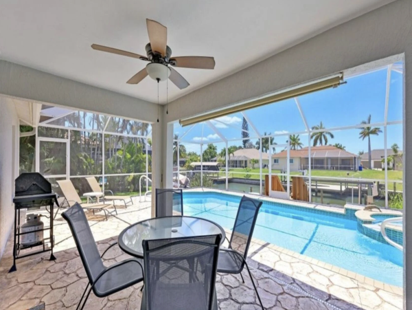 Cape Coral Pool Vacation Home Three Bedrooms Plus Bonus Room!