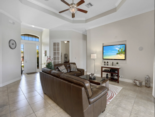 Pure Magic New Pool  Home Cape Coral luxury Interior