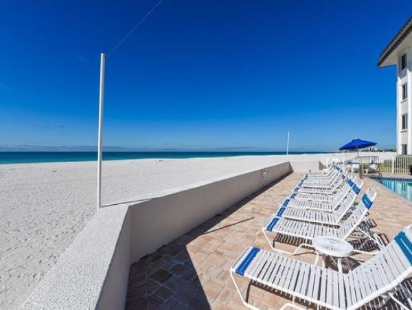 Gulfside Vacation Condo in Lido Key with Great Gulf Views