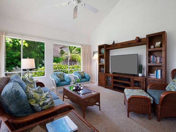 Poipu Vacation Condo Three Bedroom Walk to Beach