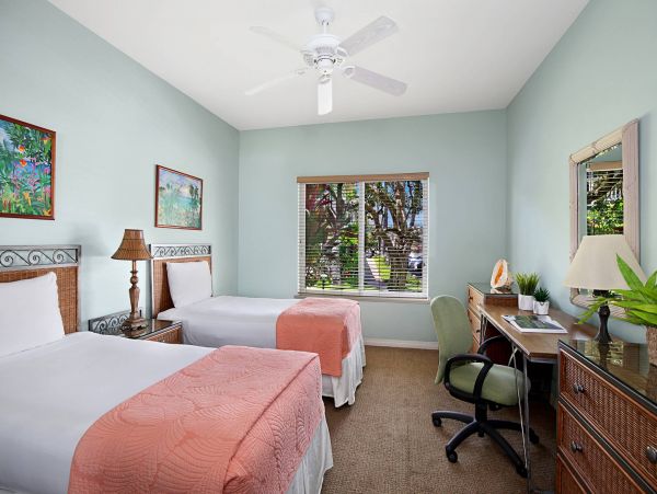 Poipu Vacation Condo Two Bedroom Walk to Beach