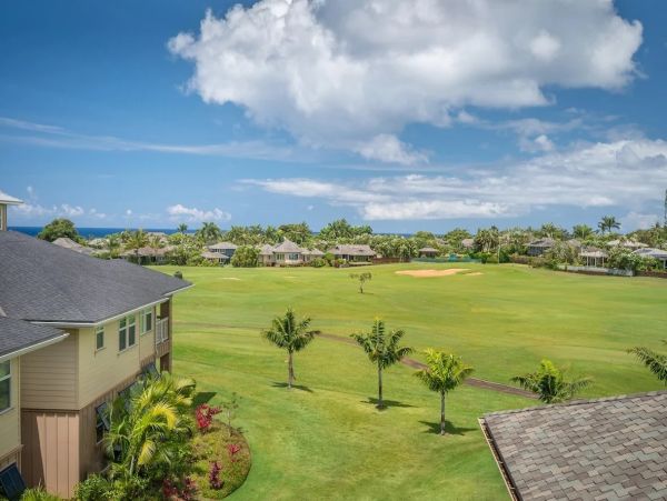 Poipu Four-Bedroom Condo with Golf Course Views