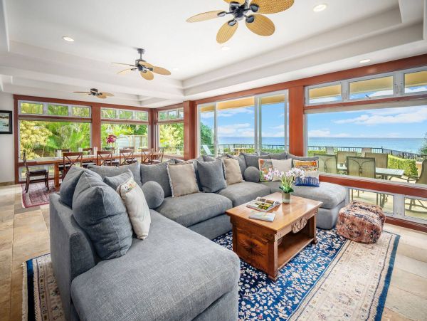 Poipu Luxury Ocean Front Estate Private Pool Main House & Guest Cottage