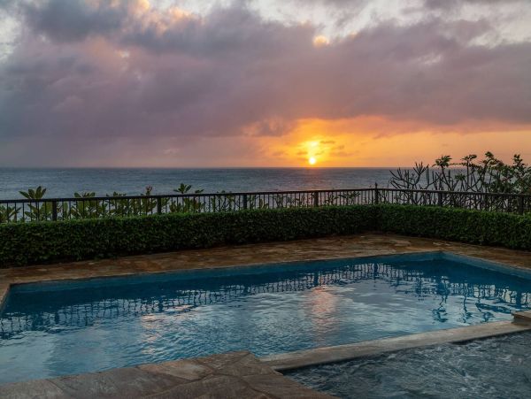 Poipu Luxury Ocean Front Estate Private Pool Main House & Guest Cottage