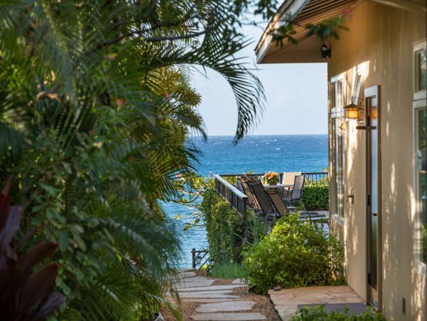 Poipu Luxury Ocean Front Estate Private Pool Main House & Guest Cottage
