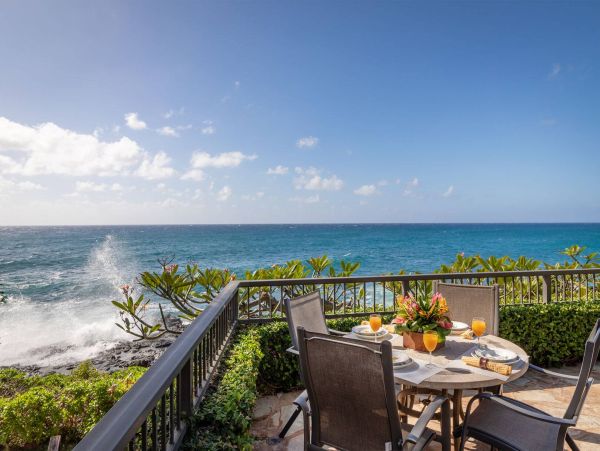 Poipu Luxury Ocean Front Estate Private Pool Main House & Guest Cottage