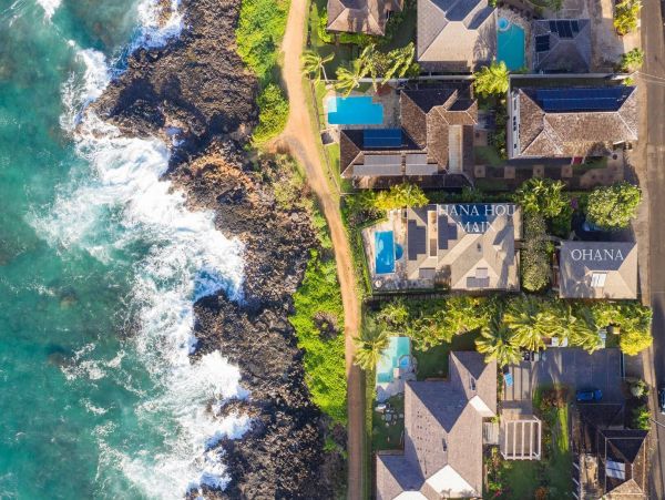 Poipu Luxury Ocean Front Estate Private Pool Main House & Guest Cottage