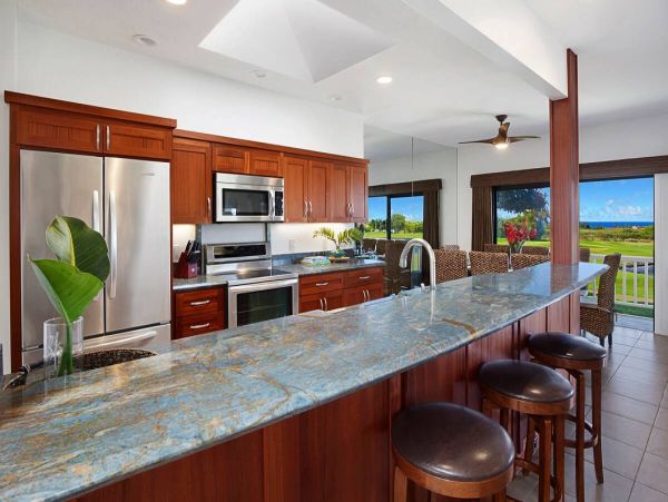 Luxury Golf Course Retreat with Ocean Views & Private Pool in Poipu