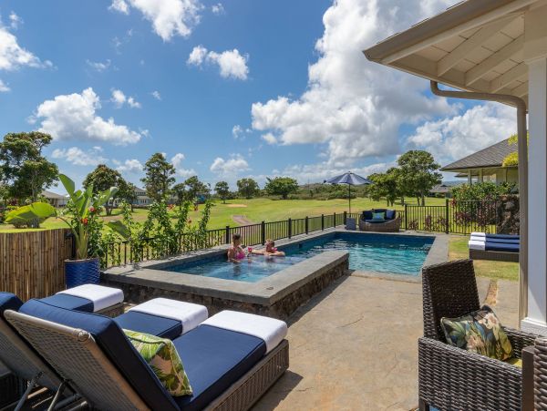 Fabulous Poipu Home 4 Bedroom Plus Loft, Private Pool & Spa