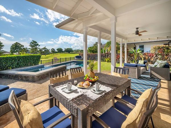 Fabulous Poipu Home 4 Bedroom Plus Loft, Private Pool & Spa