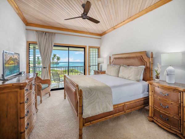 Poipu Vacation Rental - Kauai Oceanfront Condo with Lanai Views